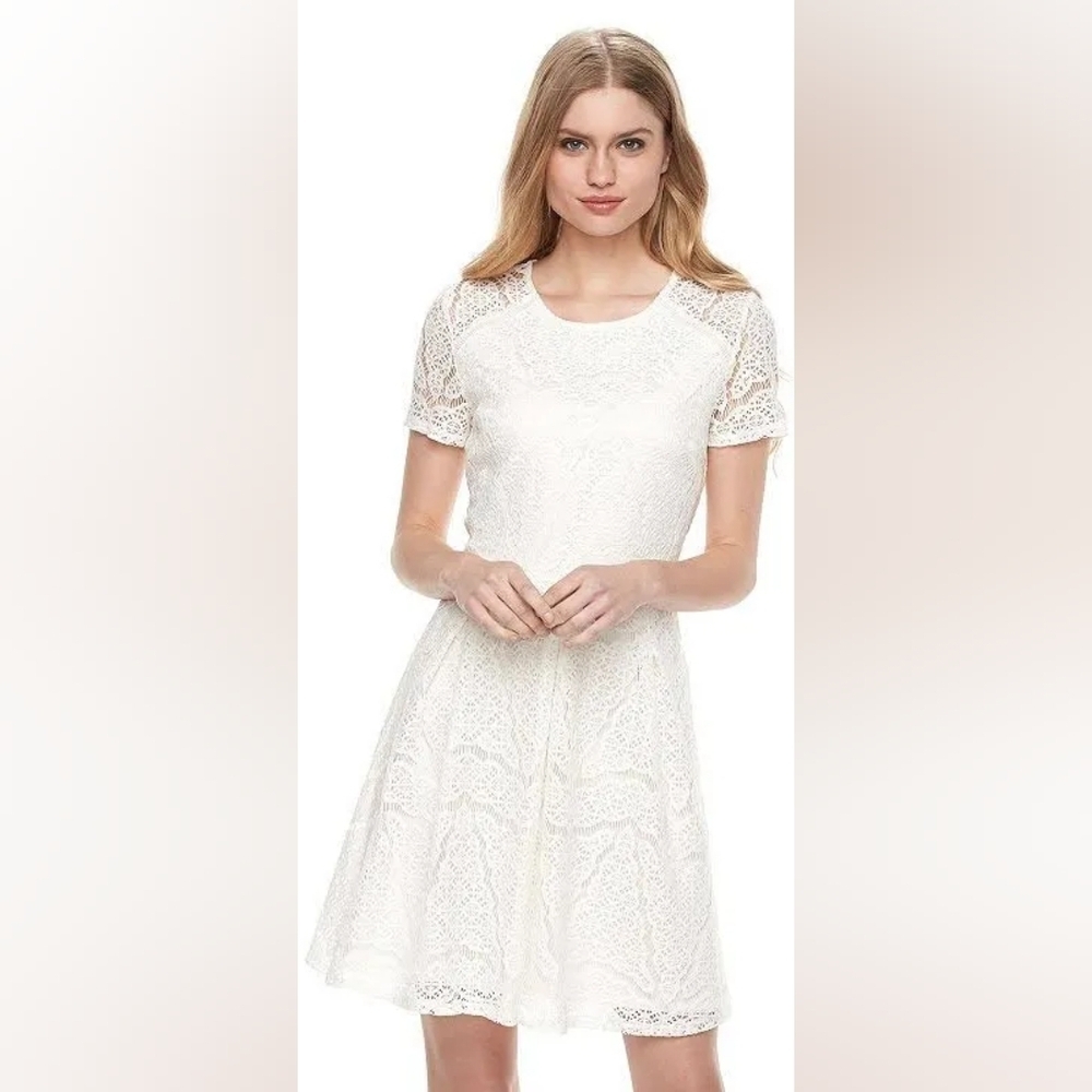 Apt. 9 Women's Lace Fit & Flare Dress